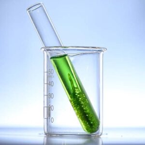 A sample of algae grows in some lab equipment